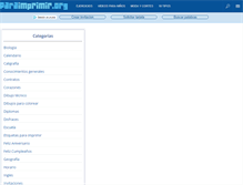 Tablet Screenshot of paraimprimir.org